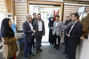 بازدید مشاور عالی ریاست محترم دانشگاه و هیات همراه از میز خدمت در اولین روز سال 1405